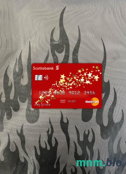Bahamas Scotia bank wygląd zdjęcia mastercard skan PSD + zdjęcie